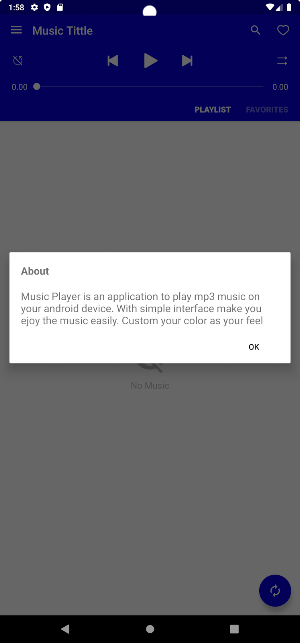 Music Player Screenshot 2