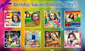 Birthday Photo Frames, Greetings and Cakes 2020 Screenshot 0