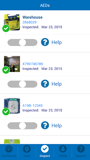 CheckAED Screenshot 2