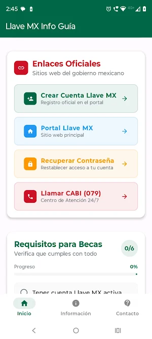 LLAVE MX Info Guia Screenshot 2