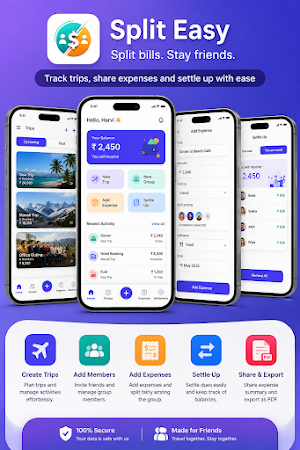 Split Easy: Split Expenses Screenshot 1