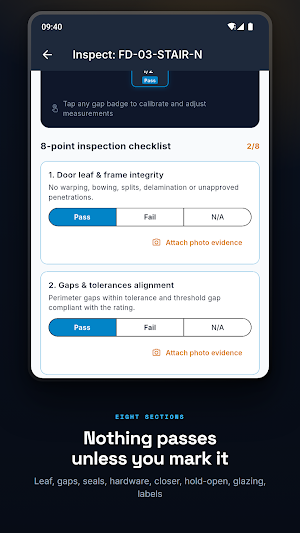 DoorProof Fire Door Inspection Screenshot 2
