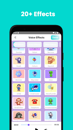 Voice Changer & Audio Editor Screenshot 2