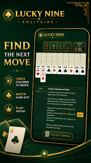 Lucky Nine Solitaire Screenshot 2