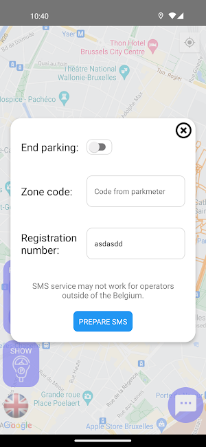 Parking Brussels Screenshot 2