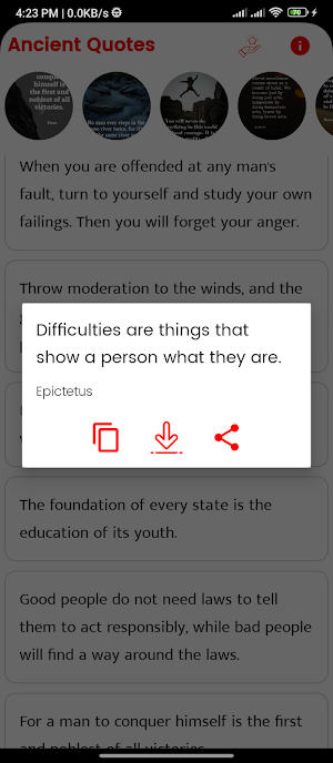 Ancient Quotes and Sayings Screenshot 1