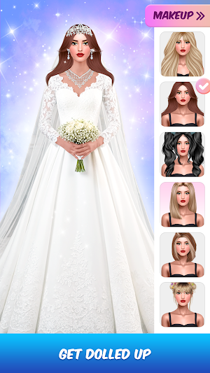 Bridal Makeup Wedding Dress up Screenshot 2