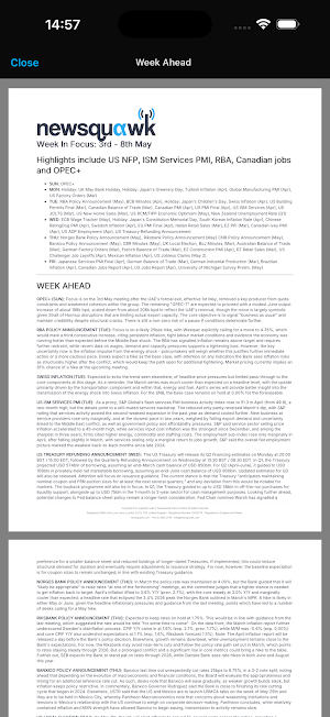 Newsquawk Screenshot 3