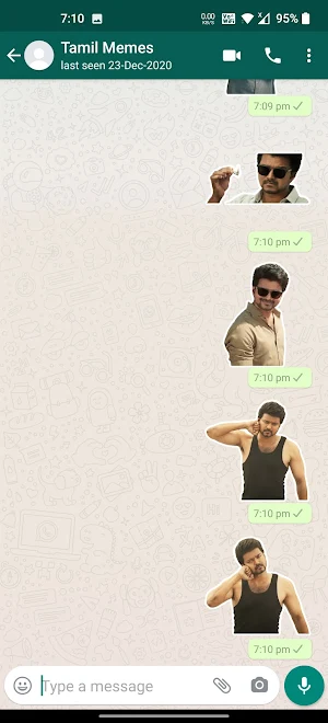 Vijay's Master Stickers | WAStickerApps Screenshot 2