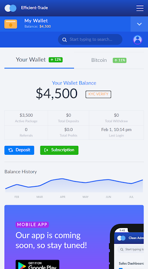 EfficientTrade Screenshot 0