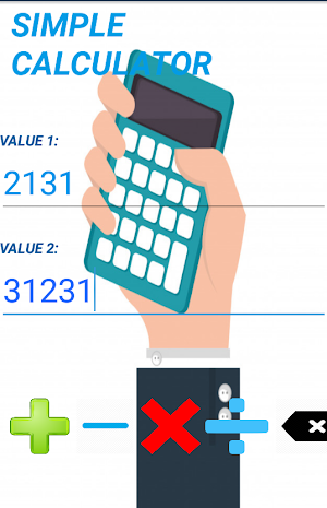 SIMPLE CALCULATOR_Cordova Screenshot 1