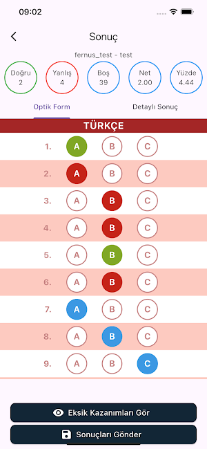 Artıbir Optik Okuma screenshot 3