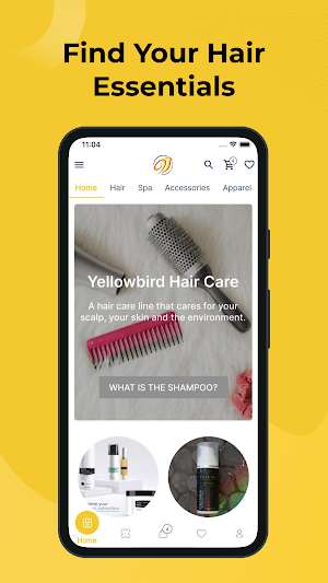 Yellowbird Hair Care Screenshot 2