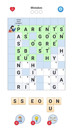 Crypto CrossWord Screenshot 1