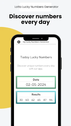 Lotto Lucky Numbers Generator Screenshot 0