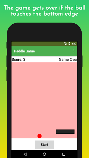 Paddle Game Screenshot 2