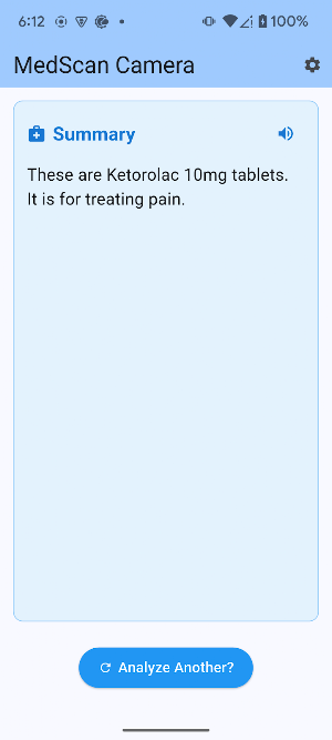 MedScan - Know your medication Screenshot 1