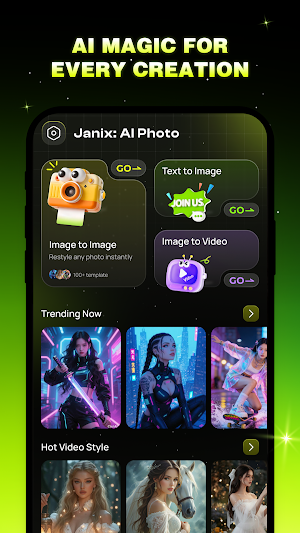 Janix: AI Photo & Video Maker Screenshot 0