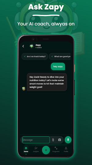 ZapCal AI: Smart Calorie Coach Screenshot 2