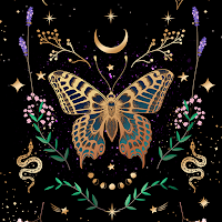 Butterfly In Galaxy- Wallpaper