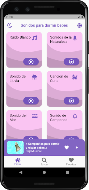 Sonidos para dormir bebés Screenshot 0
