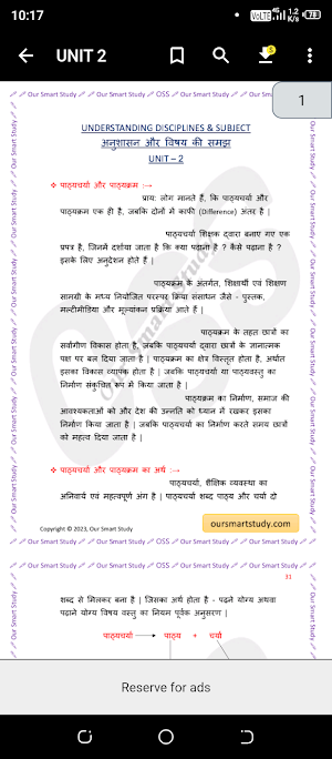 अनुशासन और विषय की समझ Screenshot 1