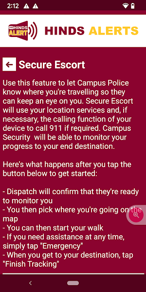 HINDS ALERT Screenshot 3