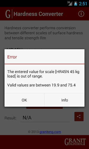 Hardness Converter Screenshot 3
