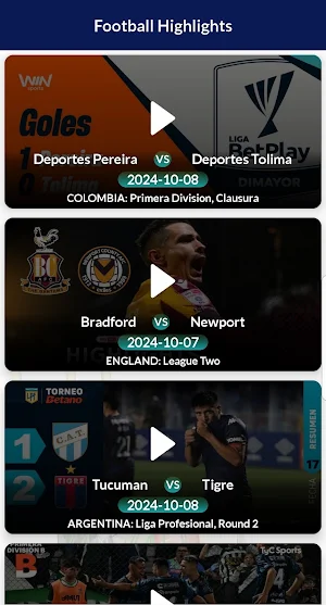 Live Football TV Streaming HD Screenshot 0