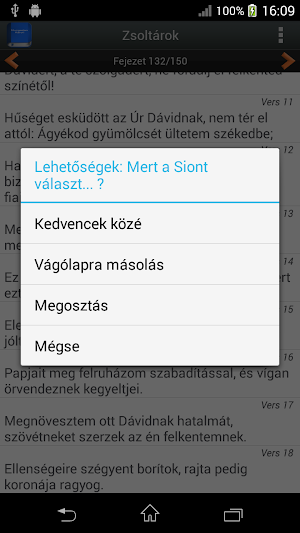 Biblia Magyarul Screenshot 2