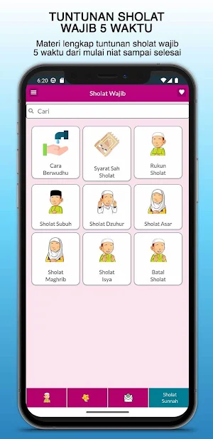 Tuntunan Bacaan Sholat Lengkap Screenshot 1