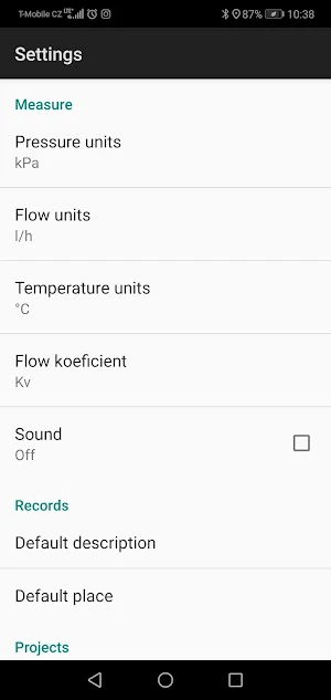 CanesMeter T650 Screenshot 3