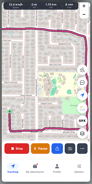 Track My Adventure: GPS Screenshot 0