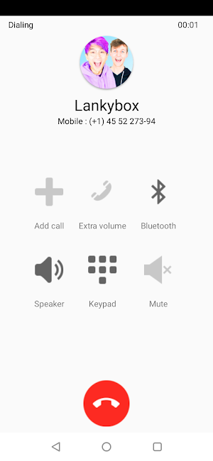 Lankybox Fake Video Call - Lankybox Call & Chat Screenshot 2