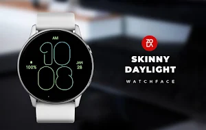 Skinny Daylight Watch Face Screenshot 0
