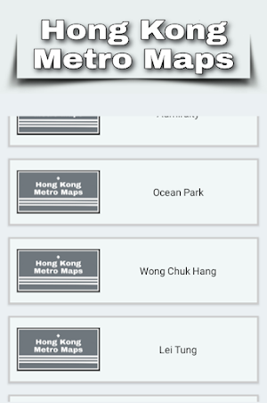 Hong Kong Metro Maps Screenshot 3