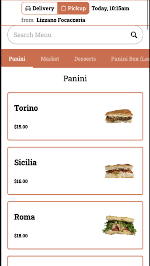 Lizzano Focacceria Screenshot 1