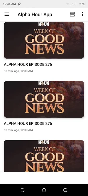 Alpha Hour App Screenshot 3