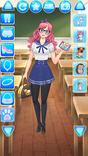 Kawaii High School Fashion - Anime Makeover Screenshot 1