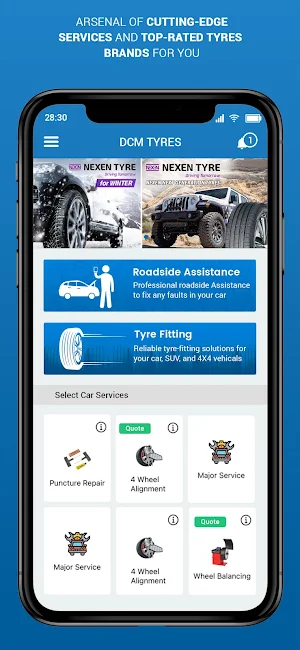 DCM Tyre & Autocentres Shaftes Screenshot 0