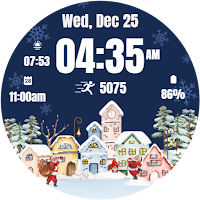 Christmas Digital Watch Face