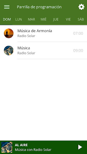 Radio Solar Screenshot 1