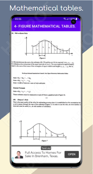 4-FIGURE MATHEMATICAL TABLES. Screenshot 1