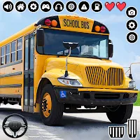 School Bus Coach City Game