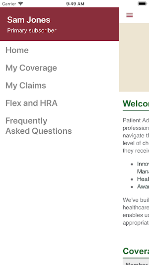 Patient Advocates Screenshot 2