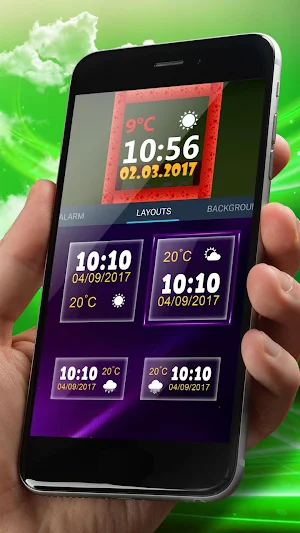 Best Digital Clock Widget Screenshot 3