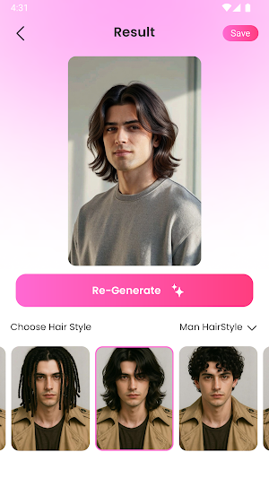 AI Hairstyle Changer Screenshot 2
