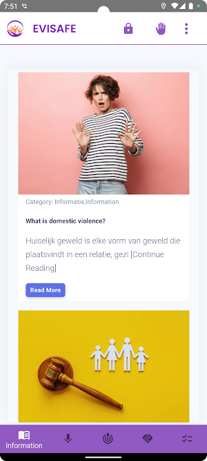 EviSafe Domestic Violence App Screenshot 3