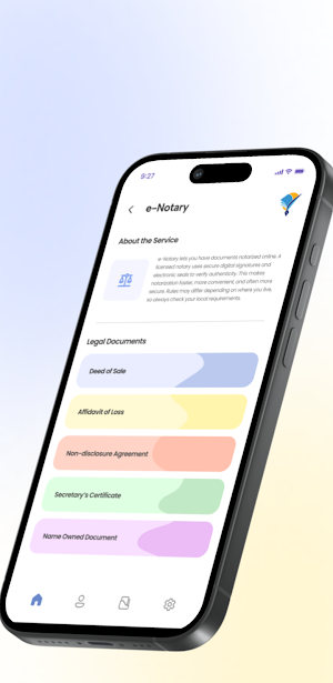 e-Notary Screenshot 1