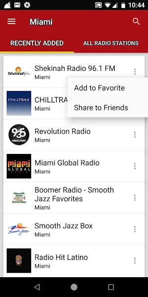 Miami Radio Stations - Florida, USA Screenshot 1